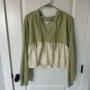 BDG Olive Green Knit Top